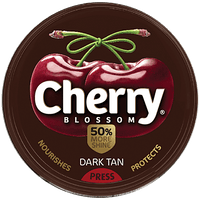 Cherry Blossom Wax Shoe Polish, Dark Tan, 15 g - GROFOO