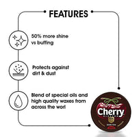 Cherry Blossom Wax Shoe Polish, Dark Tan, 15 g - GROFOO