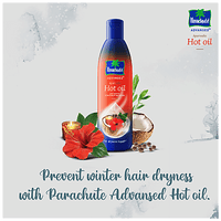 Parachute  Advansed Deep Conditioning Hot Oil - For Winter Dryness, Nourishes Dry Hair, Ayurvedic Warming Oils, 90 ml Bottle - GROFOO