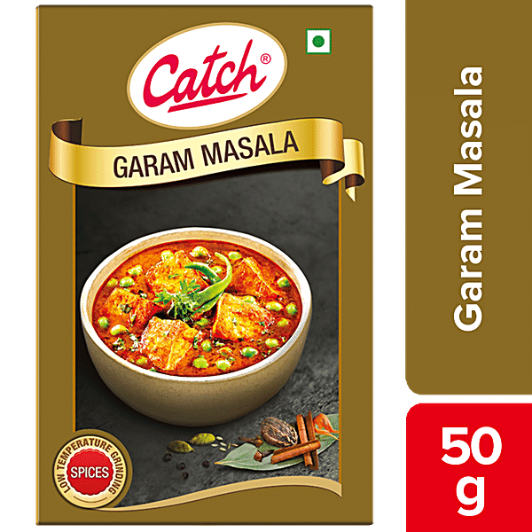 Catch Garam Masala - Adds Flavour & Aroma, 50 g Carton - GROFOO