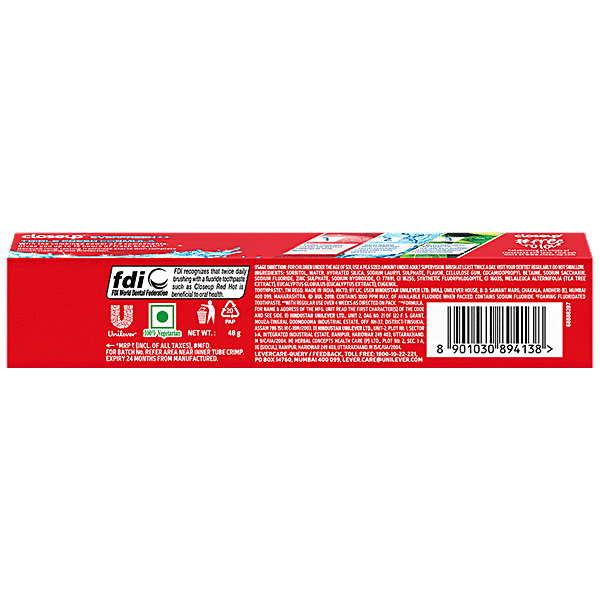 Closeup Triple Fresh Toothpaste, 40 g - GROFOO