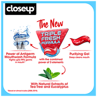 Closeup Triple Fresh Toothpaste, 40 g - GROFOO