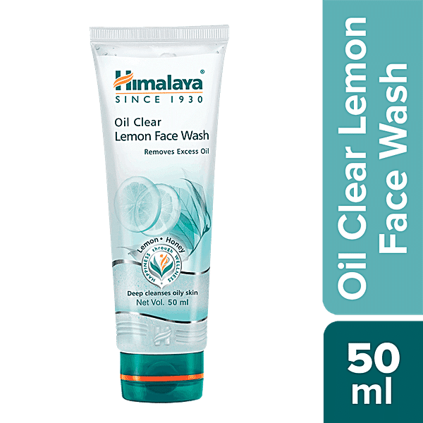 Himalaya Oil Clear Lemon Face Wash, 50 ml - GROFOO