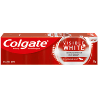 Colgate Visible White Toothpaste - Sparkling Mint, 50 g - GROFOO