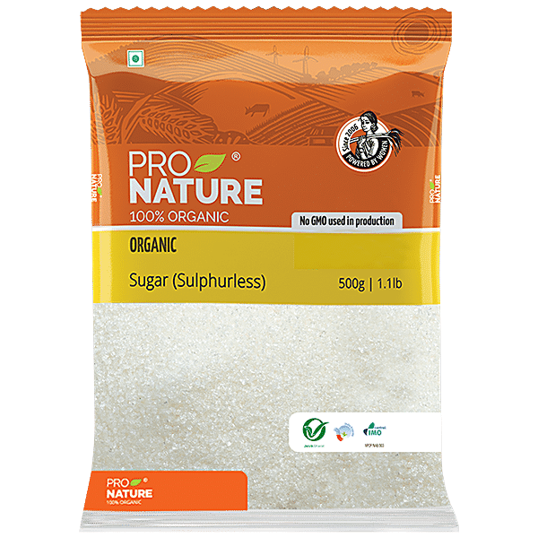 Pro Nature Organic - Sugar/Sakkare, 500 g Pouch - GROFOO