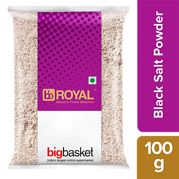 bb Royal Black Salt/Kala Namak - Powder, 100 g - GROFOO