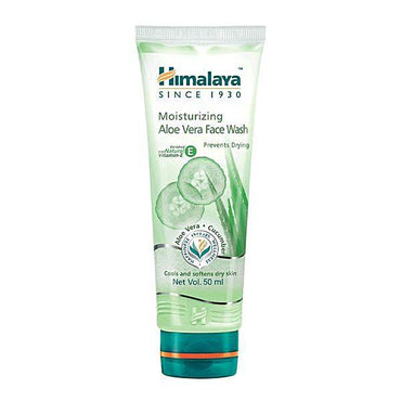 Himalaya Moisturizing Aloe Vera Face Wash, 50 ml - GROFOO