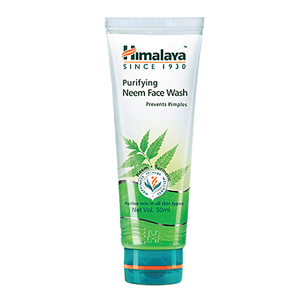 Himalaya Purifying Neem Face Wash, 50 ml - GROFOO