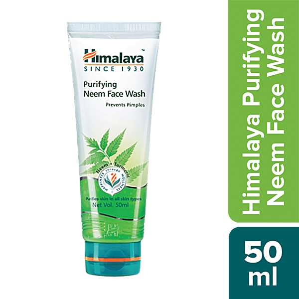 Himalaya Purifying Neem Face Wash, 50 ml - GROFOO