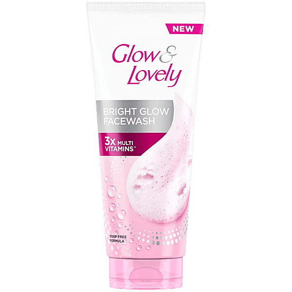 Glow & Lovely Bright Glow Face Wash, 100 g - GROFOO