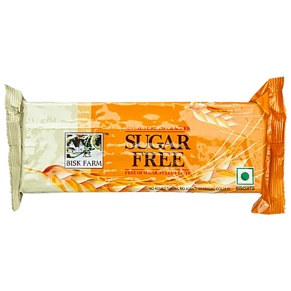 BISK FARM Sugar Free Cream Cracker Biscuit - Masala, 250 g Pouch - GROFOO