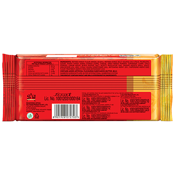 BISK FARM Biscuit - Chatpata Spicy, 200 g Pouch - GROFOO