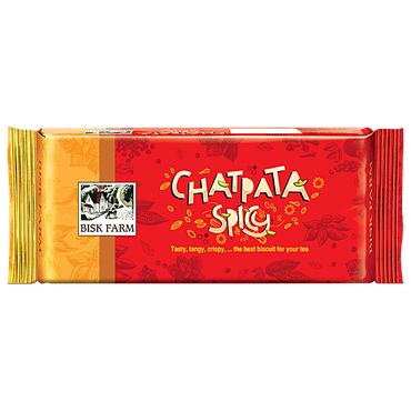 BISK FARM Biscuit - Chatpata Spicy, 200 g Pouch - GROFOO