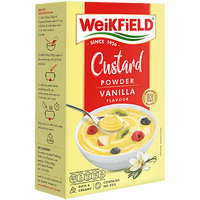 Weikfield Custard Powder - Vanilla Flavour, 100 g Carton - GROFOO