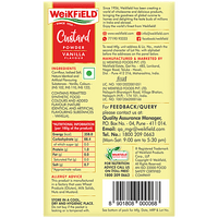 Weikfield Custard Powder - Vanilla Flavour, 100 g Carton - GROFOO