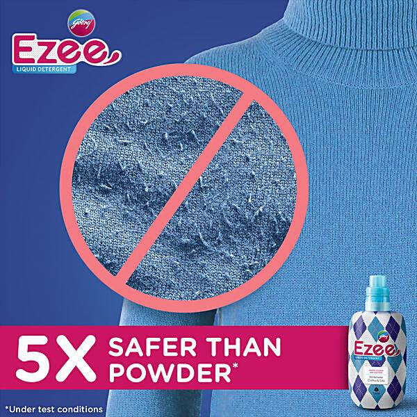 Godrej Ezee Liquid Detergent for Winter wear -  Woolmark Certified, 250 g Bottle - GROFOO