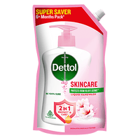 Dettol Germ Protection ph-Balanced Liquid Handwash Refill, Skincare, 675ml Refill - GROFOO