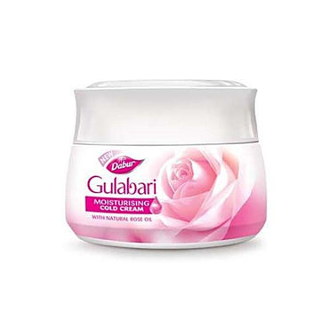 Dabur Gulabari Moisturising Cold Cream, 55 ml (Dabur Gulabari Rose Water 59 ml Free) - GROFOO