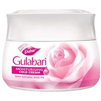 Dabur Gulabari Moisturising Cold Cream, 55 ml (Dabur Gulabari Rose Water 59 ml Free) - GROFOO