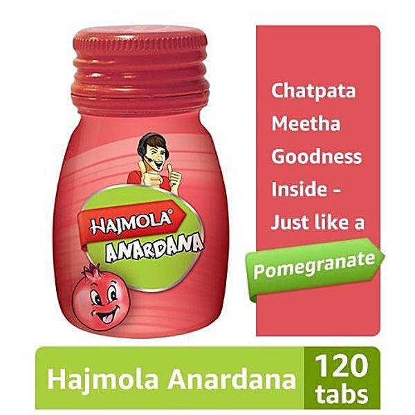 Dabur Hajmola Anardana Digestive Tablets, 120 pcs - GROFOO