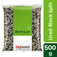 bb Popular Urad Black Spilt/Chilka, 500 g - GROFOO