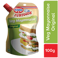 Dr. Oetker FunFoods Veg Mayonnaise - Original, 100 g - GROFOO