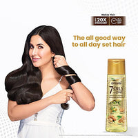 Emami 7 Oils Hair Oil - Light & Non Sticky, For Stronger Hair, 100 ml - GROFOO