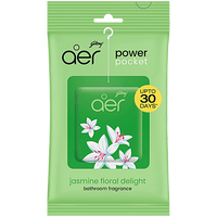 Godrej Aer Power Pocket - Long Lasting Bathroom Fragrance, Floral Delight, 10 g - GROFOO