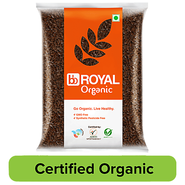 bb Royal Organic - Flax Seeds, 500 g - GROFOO