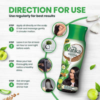 Dabur Vatika Enriched Coconut Hair Oil - With 10 Herbs, 300 ml - GROFOO