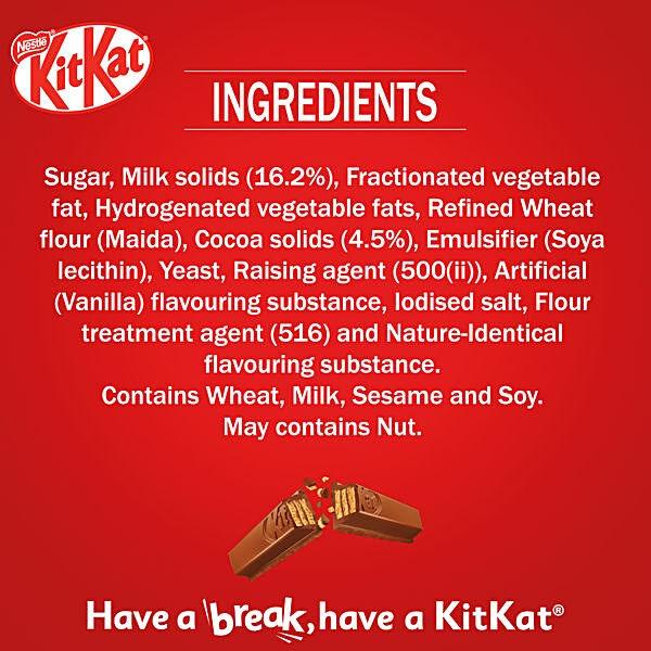 Nestle  Kitkat Chocolate Coated Wafer Bar, 28.5 g - GROFOO