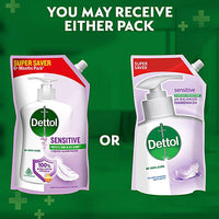 Dettol pH-Balanced Handwash - Sensitive, 10X Better Protection Against Germs, 675ml - GROFOO