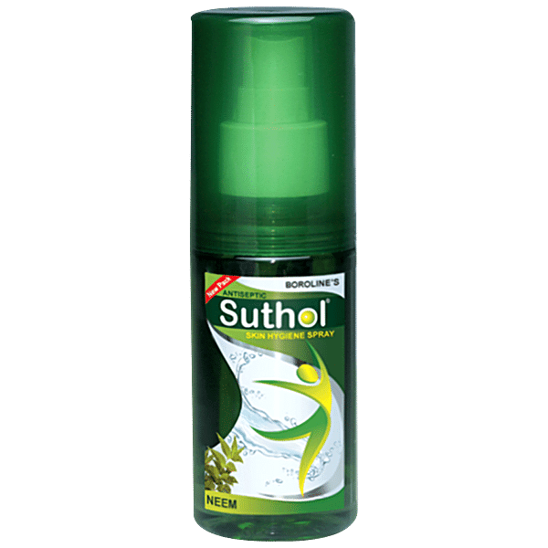 Suthol Antiseptic Skin Hygiene Spray - Neem, 100 ml - GROFOO