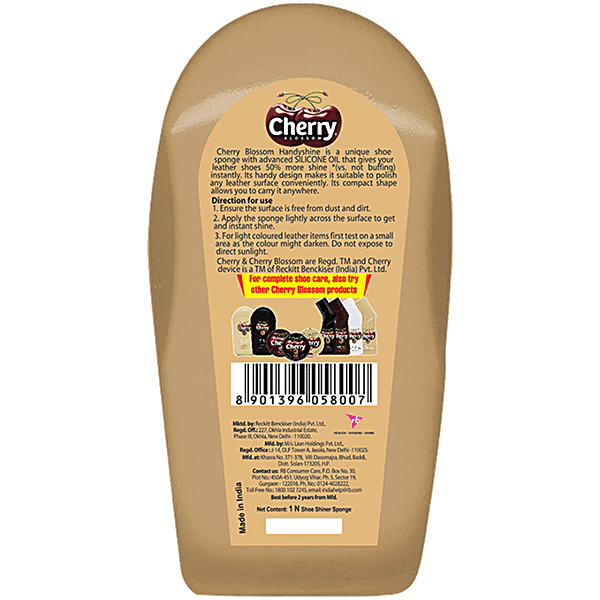 Cherry Blossom Shoe Shiner Sponge Handy Shine, Neutral, 4 g - GROFOO