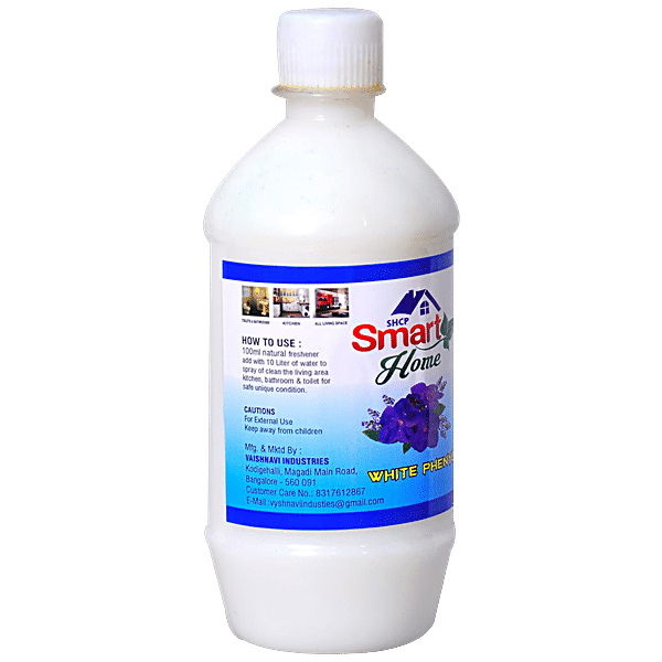 DR. WHITE Phenyle - White, 500 ml Plastic Bottle - GROFOO