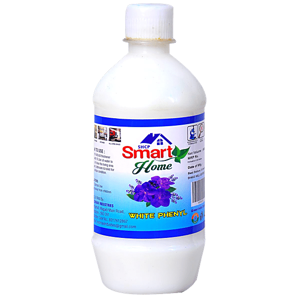 DR. WHITE Phenyle - White, 500 ml Plastic Bottle - GROFOO