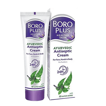 Boroplus Ayurvedic Antiseptic Multipurpose Cream, For Face, Hand & Body, 120 ml Container - GROFOO