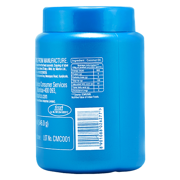 Parachute  100% Pure Coconut Oil, 500 ml - GROFOO