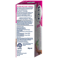 Veet Pure Hair Removal Cream - For Women, With No Ammonia Smell, Normal Skin, 30 g - GROFOO