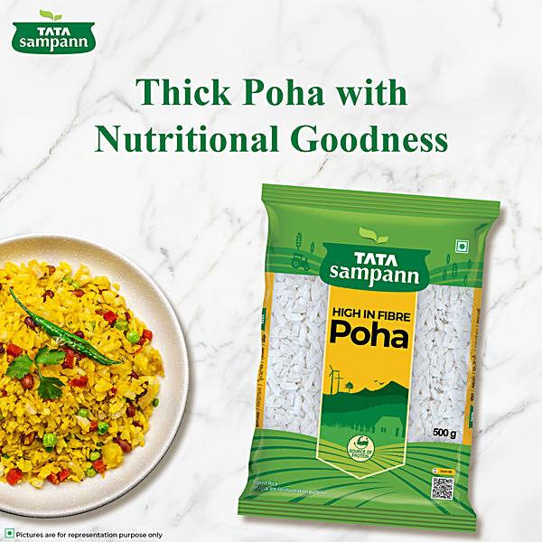 FORTUNE Poha - Thick, 1Kg - GROFOO