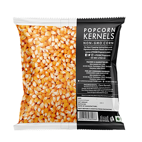 4700BC Makka Popcorn - Corn Kernels, 200 g - GROFOO