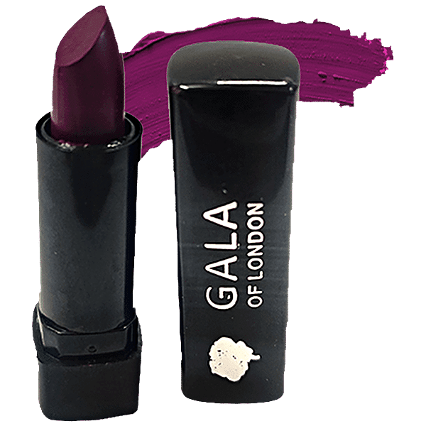 GALA OF LONDON Mini Matte Lipstick, 1.2 g 10 Peppy Purple - GROFOO