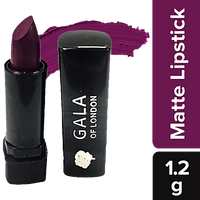 GALA OF LONDON Mini Matte Lipstick, 1.2 g 10 Peppy Purple - GROFOO