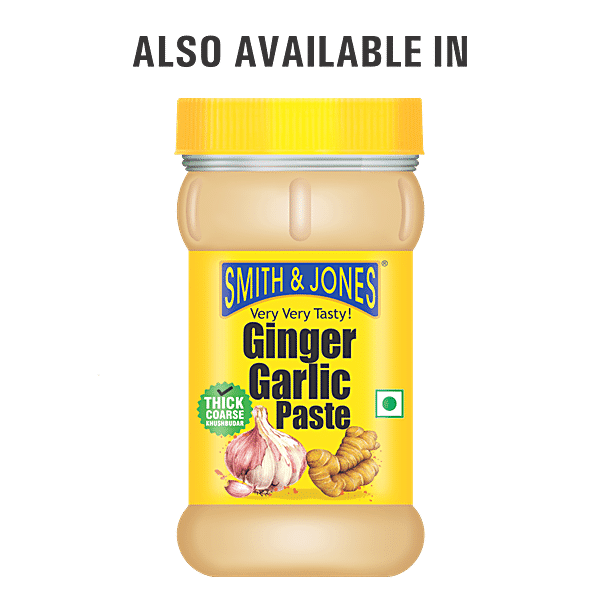 Smith & Jones Ginger Garlic Paste, 25 g - GROFOO