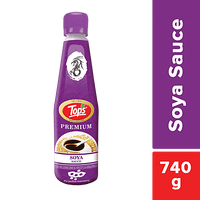 Tops Soya Sauce - Premium Quality Seasoning, For Chinese, Thai Cooking, 740 g HDPE Bottle - GROFOO