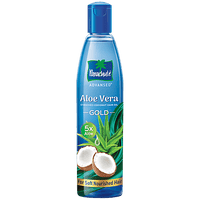 Parachute  Advansed Aloe Vera Enriched Coconut Hair Oil Gold With 5X Aloe Vera For Soft Hair, 400 ml - GROFOO