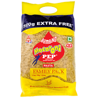 Bambino Macaroni Pasta Elbow - Made From Durum Wheat Suji, Family Pack, 1.5 kg (Get 500g Free) - GROFOO