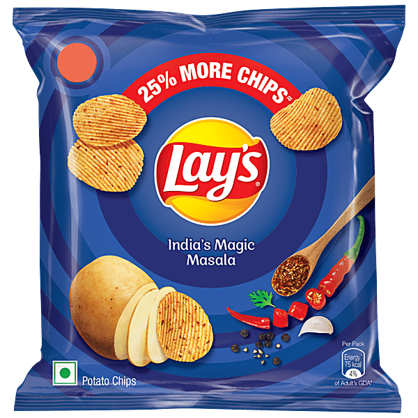 Lay's Potato Chips - Indian Magic Masala, 12 g - GROFOO