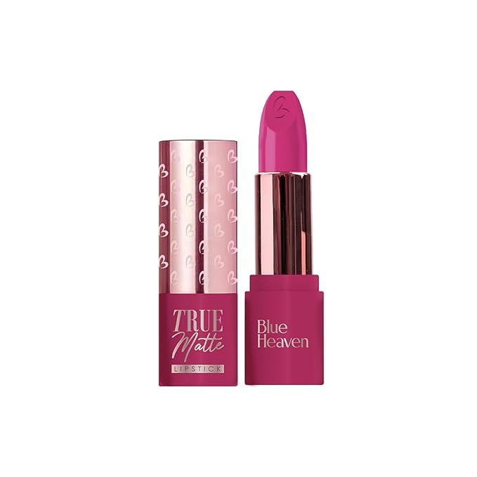 Blue Heaven True Matte Lipsticks Pink Rose, 4g - GROFOO