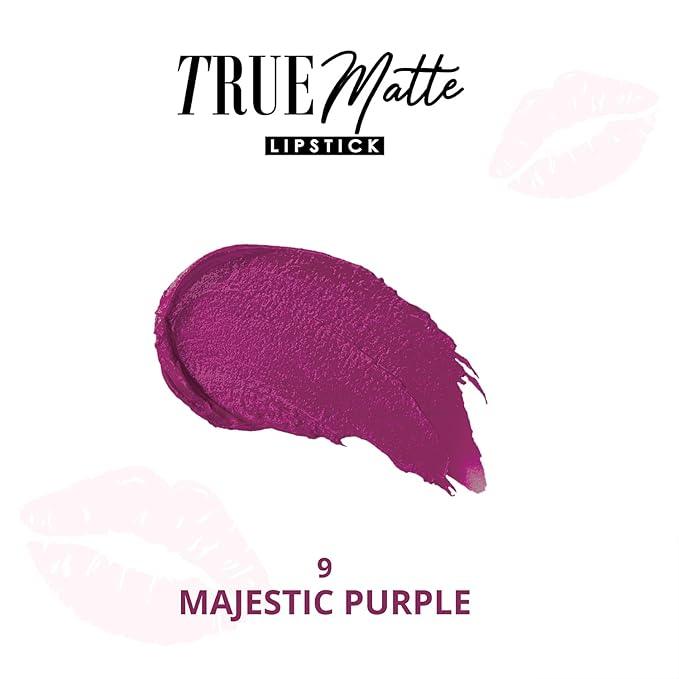 Blue Heaven True Matte Lipsticks Magestic Purple 4G - GROFOO